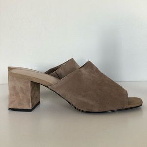ALDO Alaska block heel mule - taupe